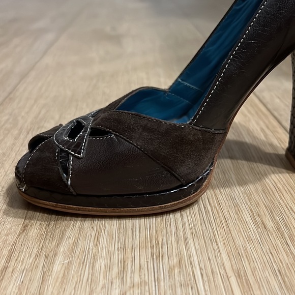 Marc Jacobs platform peep toe heels - Picture 11 of 16